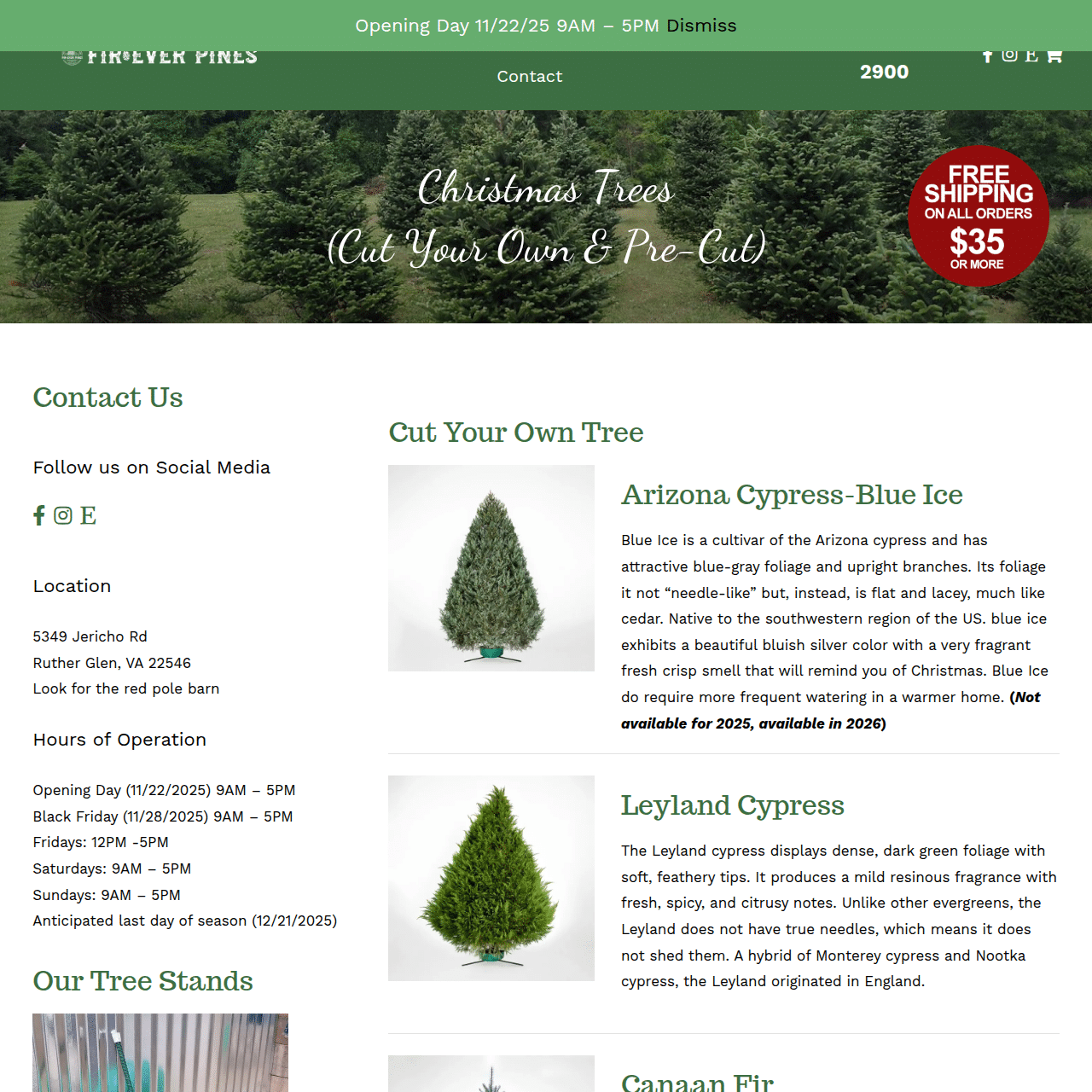 Firever Pines Christmas Tree Farm